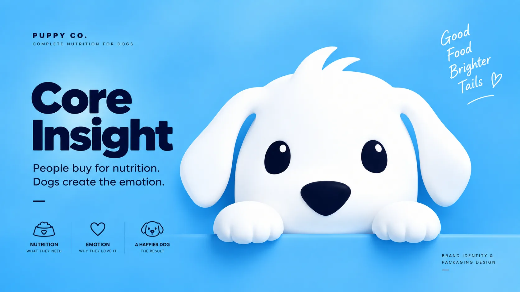 Puppy Co — Packaging Design packaging & visual design mockup 4 by Raghav Chopra